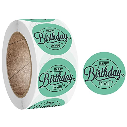 Aufkleber "Happy Birthday", 500 Stück, selbstklebende Aufkleber, Paket, Scrapbooking, Aufkleber für Geschenke, Basteln, Umschläge, Versiegelung, Süßigkeiten, Kekse, Geburtstagsparty-Zubehör (Typ 3) von SEIWEI