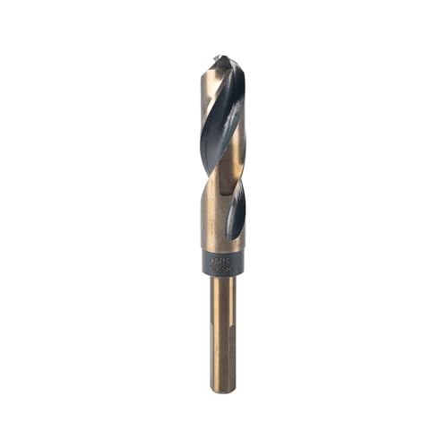 M35 Spiralbohrer mit reduziertem Schaft, HSS-Kobaltbohrer mit 12 mm Rundschaft für Edelstahl, Holz, Aluminiumlegierung(F) von SEIWEI