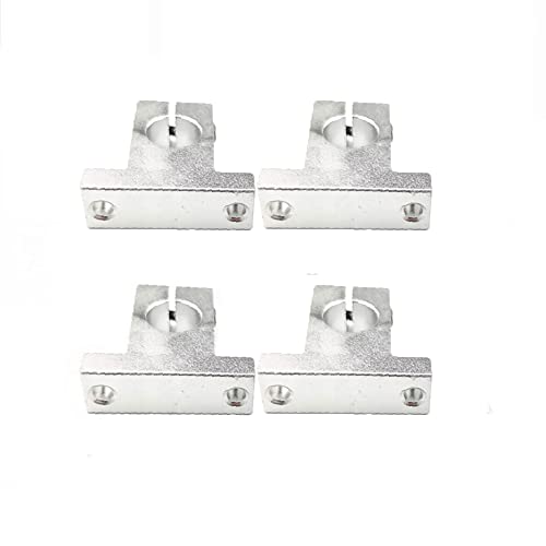 SK25 Linearwellen-Stützhalterung, 4 Stück, 25 mm, Aluminium, lineare Schienen-Schaftführung, Halterung, vertikale optische Achsenhalterung SK25 Linearwellen-Stützhalterung, 4 Stück, 25 mm, Aluminium, lineare Schienen-Schaftführung, Halterung, vertikale optische Achsenhalterung von SEIWEI
