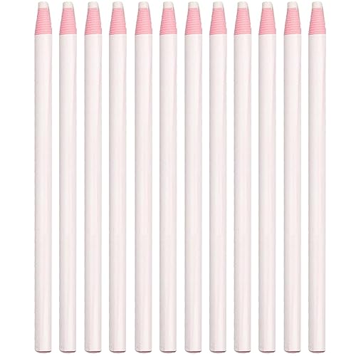 Schneiderkreidestift, 36 Stück, Zeichenstift, Nähbleistift, Schneiderkreide, Schneidermarkierstift, Nachzeichenstift für Schneidermarker und Nachzeichnen (weiß) von SEIWEI