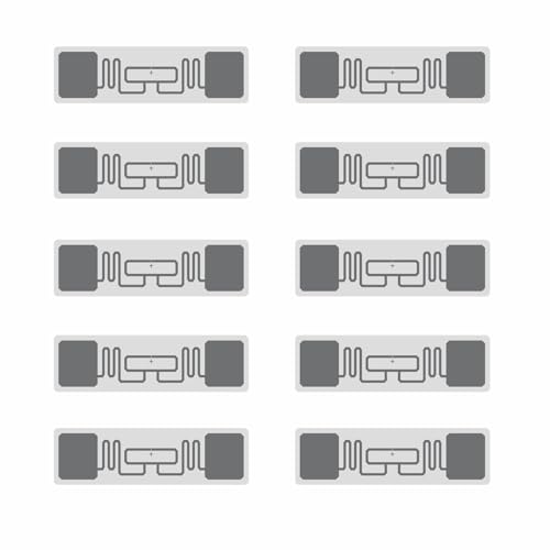UHF RFID Tags Inlay (U8/U9) 73x21mm, wasserdicht ISO18000-6C, selbstklebend RFID Label 10 stück von SEIWEI