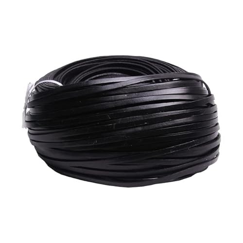 5 Meter Flache echte echte Lederschnur, Fadendurchmesser 3 mm, schwarz, braun, Lederseil, Schnur, DIY-Armband, Halskette, Schmuckherstellung 5 Meter Flache echte echte Lederschnur, Fadendurchmesser 3 mm, schwarz, braun, Lederseil, Schnur, DIY-Armband, Halskette, Schmuckherstellung von SELCOA