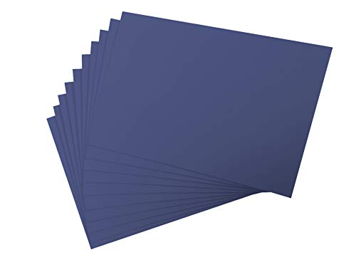300 g/m² farbiges Karton-Kunstpapier, A4, 20 Blatt, Hartkarton, Bastelkunst, Papier, Origami-Papier, Kraftpapier, handgefertigte Papiere, 10 optionale Farben (20 Blatt dunkelblau) von Vrandu