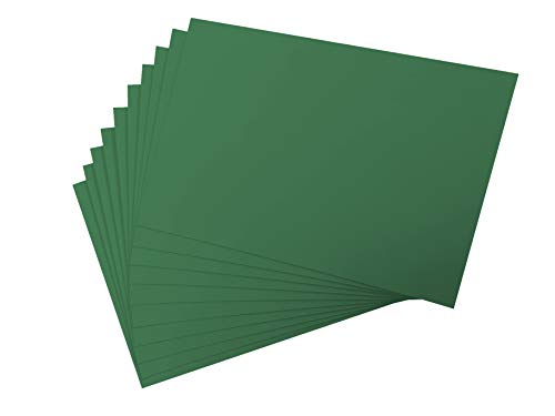 300 g/m² farbiges Karton-Kunstpapier, A4, 20 Blatt, Hartkarton, Bastelkunst, Papier, Origami-Papier, Kraftpapier, handgefertigte Papiere, 10 optionale Farben (20 Blatt dunkelgrün) von Vrandu