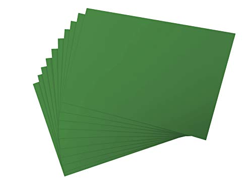 300 g/m² farbiges Kunstpapier, A4, 20 Blatt, Hartkarton, Bastelpapier, Origami-Papier, Kraftpapier, Handarbeit, 20 Blatt grasgrün von Vrandu