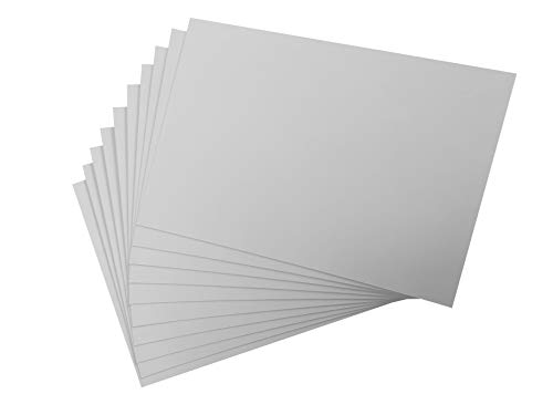 Weißes Kartonpapier, A4, 300 g/m², 20 Blatt, Karton, Pastellpapier, Kunstpapier zum Malen, Drucken und Kopieren, Zeichnen, Basteln, Handarbeit, Weiß von Vrandu