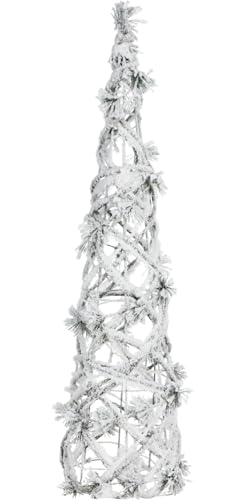 LED Leuchtpyramide Weihnachtsbeleuchtung Dekoration Batteriebetrieben Leuchtbaum 80cm 20 LED A650 von SELF IMPORT AGENCIES