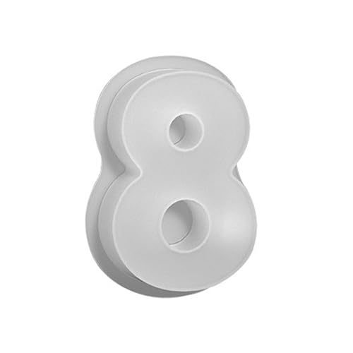 0-9 Zahlen Form Silikonform Schokoladenkerzenhalter Formen Für Kuchen Party Dekoration Kristall Epoxidharz Schimmel Hochzeitsfeier Herzstück Formstück Form von SELVFZ