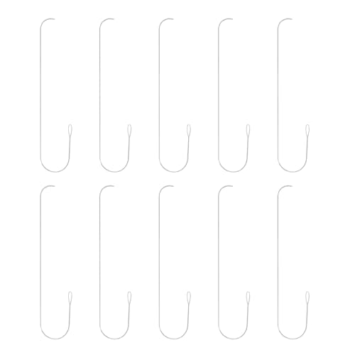 10 Pcs Gebogene Perlennadel Für Perlenspinner Große Augenkrümmungsnadel Für Armbänder Halskettenschmuck Herstellen 10 Pcs Gebogene Perlennadel Für Perlenspinner Große Augenkrümmungsnadel Für Armbänder Halskettenschmuck Herstellen von SELVFZ