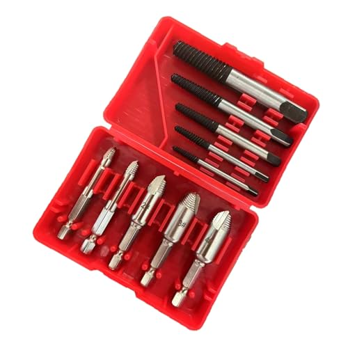 10pcs Break Beschädigter Schraubendreher Extraktorbohrbohrbit Set Kohlenstoffstahl Doppelseite Schrauberziehungsbohrmaschine Bit 10pcs Break Beschädigter Schraubendreher Extraktorbohrbohrbit Set Kohlenstoffstahl Doppelseite Schrauberziehungsbohrmaschine Bit von SELVFZ