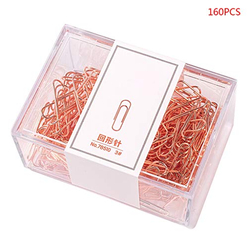 160pcs Metallpapier Clips Lesezeichen Foto Buchstabe Bindemittel Clip Stationery Office Supplies Büroklammern Bunt 160pcs Metallpapier Clips Lesezeichen Foto Buchstabe Bindemittel Clip Stationery Office Supplies Büroklammern Bunt von SELVFZ