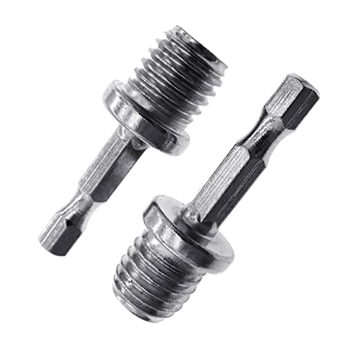 2 Stücke 1/4 M14 Sechskant Anschlussstangenadapter Bohrer Chuck Anti Rust Edelstahl Polierscheibenbohrteile Polierscheiben 2 Stücke 1/4 M14 Sechskant Anschlussstangenadapter Bohrer Chuck Anti Rust Edelstahl Polierscheibenbohrteile Polierscheiben von SELVFZ