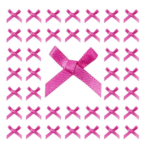 200 Stcs Kleine Satins Ribbon Bowknot Handwork Bogen Party Dekoration Zum Nähen Scrapbooking Kunsthandwerk von SELVFZ