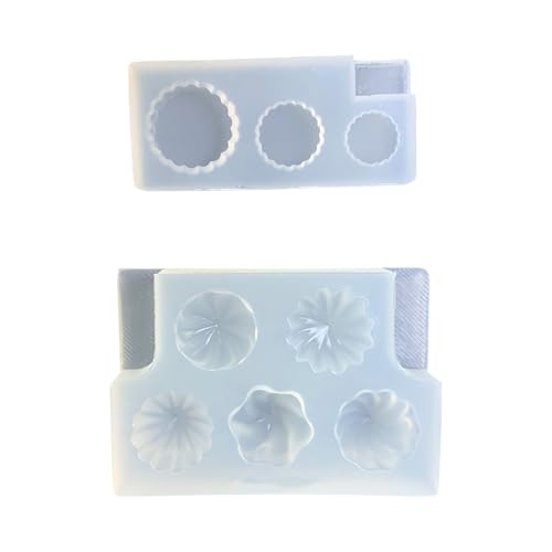 2pcs Handwerkliche Creme Styles Silikonformen Flexible Backmaterialien Für Handgefertigtes Zubehör Machen Schmuck Werkzeugharz Schmuckwerkzeugwerkzeuge von SELVFZ