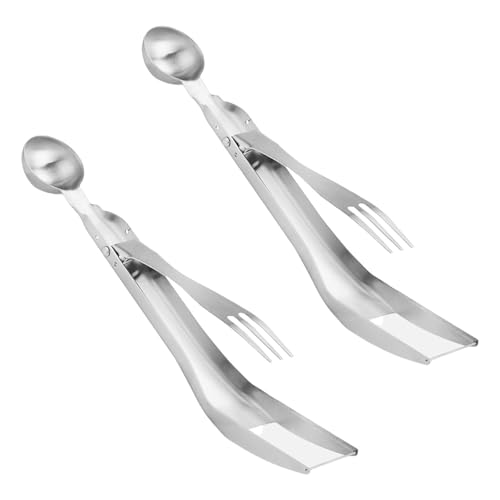 2pcs Melonschneider Mit Ergonomischem Grip Baller Gabel Frucht Slicer Für Sichere Wassermelonenhonydews Schneiden Und Dicer Werkzeug Ergonomische Obstklimaanlage von SELVFZ
