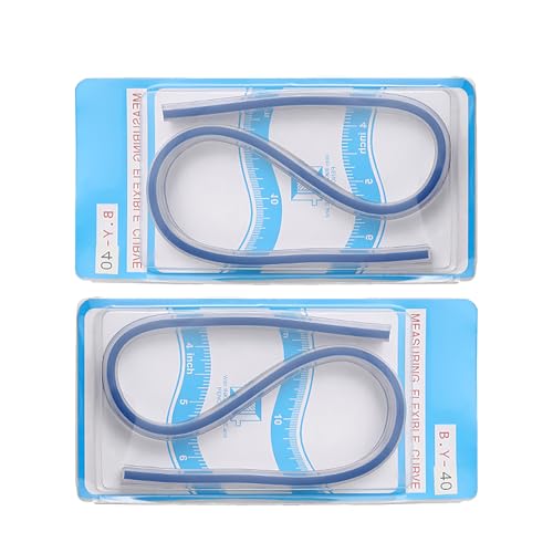 2pcs Schneidere Zeichnen Lineal Flexible Weiche PVC Messband Quilt Lineal Messwerkzeug Für Kleidungsmuster 2pcs Schneidere Zeichnen Lineal Flexible Weiche PVC Messband Quilt Lineal Messwerkzeug Für Kleidungsmuster von SELVFZ