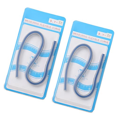 2pcs Schneidere Zeichnen Lineal Flexible Weiche PVC Messband Quilt Lineal Messwerkzeug Für Kleidungsmuster 2pcs Schneidere Zeichnen Lineal Flexible Weiche PVC Messband Quilt Lineal Messwerkzeug Für Kleidungsmuster von SELVFZ