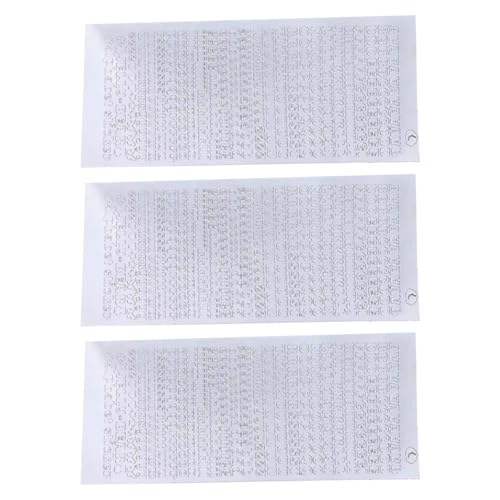 3 Blätter Koreanischer Aufkleber Alphabets Aufkleber Ästhetischer Buchstaben Dekoratives Journal Alphabets Dekorative Buchstaben von SELVFZ