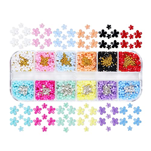 3D Blumennagelbringer Und Metall Kaviarperlen Acrylharzblüten Nagel Design Gold Silber Nagelkugel Perlen Nagel Perlen 3D Blumennagelbringer Und Metall Kaviarperlen Acrylharzblüten Nagel Design Gold Silber Nagelkugel Perlen Nagel Perlen von SELVFZ