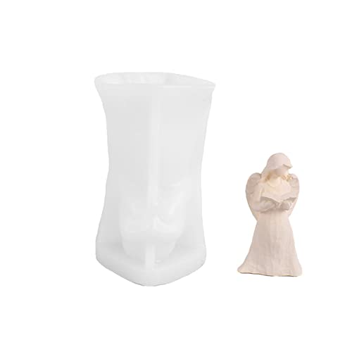 3d Engel Duft Kerze Schimmel Silikonform Für Kerzenherstellung Harzguss Gips Epoxidform Heimdekoration Handwerk von SELVFZ