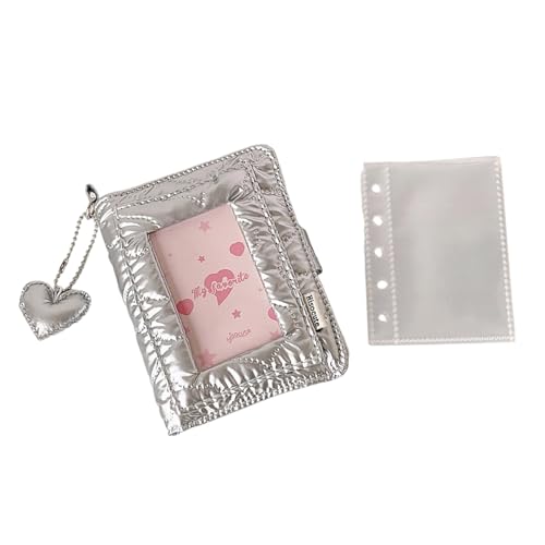 3inch Kleines Fotoalbum Abnehmbares Seite 5 Ringe Binder Photokard Speicherbuch Für Bilder Notizierer Fotosammlung Buch 3inch Kleines Fotoalbum Abnehmbares Seite 5 Ringe Binder Photokard Speicherbuch Für Bilder Notizierer Fotosammlung Buch von SELVFZ