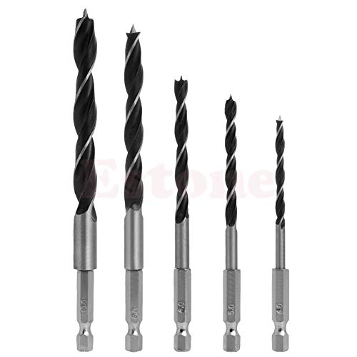 4 5 6 8 10 Mm 5pcs Schnelle Änderung Der Metallwerkzeuge 1/4 Shank Wood HCS Bohrer Bit Set Werkzeuge Box 4 5 6 8 10 Mm 5pcs Schnelle Änderung Der Metallwerkzeuge 1/4 Shank Wood HCS Bohrer Bit Set Werkzeuge Box von SELVFZ