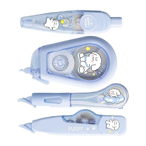4-Pack Schnelltrockner Korrekturbänder Mit Ergonomischem Mechanismus Für Die Schaltkastzkorrektur Von Schul/Büro/Reise Push Taste von SELVFZ