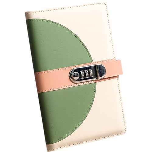 40 Taschen Quittungsordner Mit Kombinationsschloss Für Scheckkarten Rechnungen Dokument Organizer 5.8x9.2inch Tragbares PU Leder Scheckbuch Ordner von SELVFZ