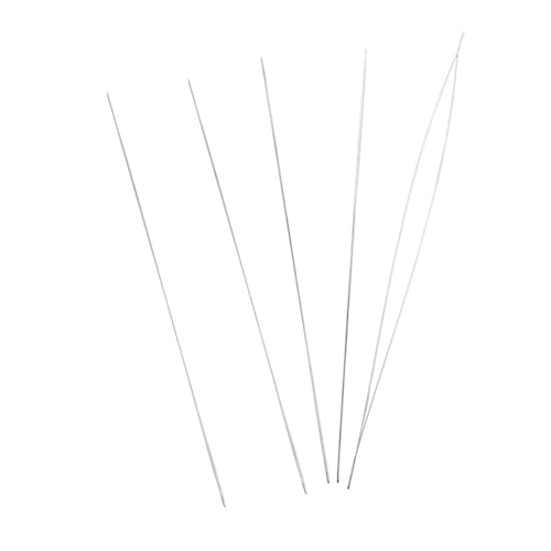 5/6pcs Perlennadel Set Halskette Perlenstifte Perlen Saiten Werkzeug Öffnen Sie Big Eye Perlen Nadel Nähzubehör von SELVFZ