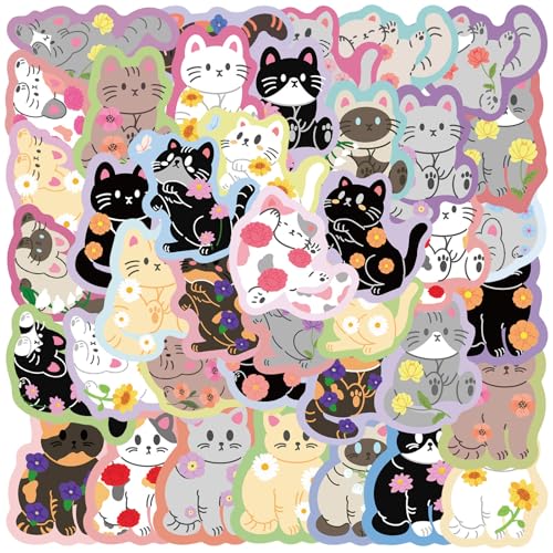 50pcs Kätzchen Aufkleber Ästhetischer Aufkleber Für Scrapbooking Notebook Journal Water Bottle Laptop Kid Motivational Blumenaufkleber 50pcs Kätzchen Aufkleber Ästhetischer Aufkleber Für Scrapbooking Notebook Journal Water Bottle Laptop Kid Motivational Blumenaufkleber von SELVFZ