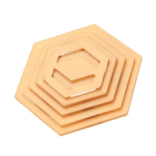 5pieces Manual Patchwork Werkzeugmodell Für Home Acryl Nähvorlagen Acryl Mehrzweck Nähvorlage Set von SELVFZ
