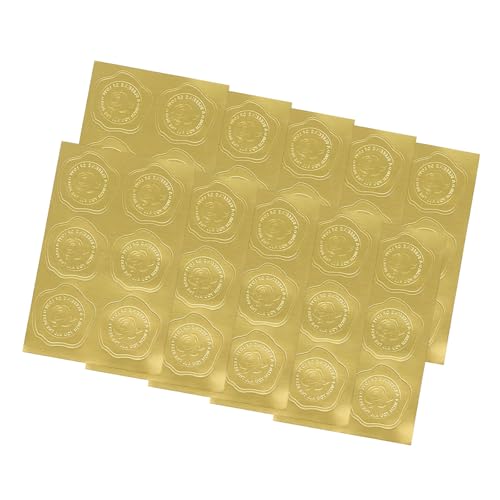 60 PCs Geprägter Seal Sticker Sticker Goldumschließung Robbenaufkleber Kleber Zertifikat Dichtungen Für Party Hochzeitseinladungen 60 PCs Geprägter Seal Sticker Sticker Goldumschließung Robbenaufkleber Kleber Zertifikat Dichtungen Für Party Hochzeitseinladungen von SELVFZ