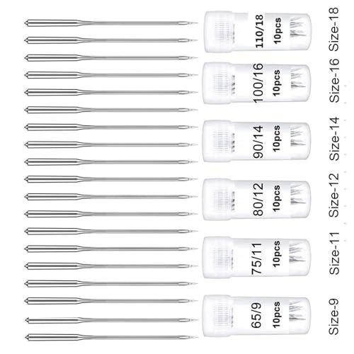 60pcs Nähmaschinennadel Mehrzweck Ersatznadel Metalllegierungstextur Für Leinwand Und Schwere Stoffe Home Sewing Machine Accessoires 60pcs Nähmaschinennadel Mehrzweck Ersatznadel Metalllegierungstextur Für Leinwand Und Schwere Stoffe Home Sewing Machine Accessoires von SELVFZ