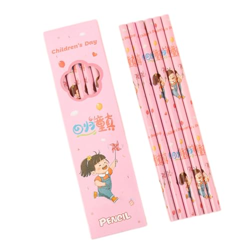 6pcs Cartoon Kinder Bleistift Holz Zeichnen Stifte Skizzieren Für Kinderschule. von SELVFZ