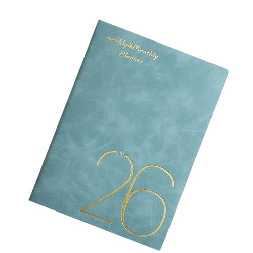 A 5 2026 Schedule Notebook Journaling Notebooks Leder Kalenderplaner Monatlicher Planer Für Home Office School Supplies von SELVFZ