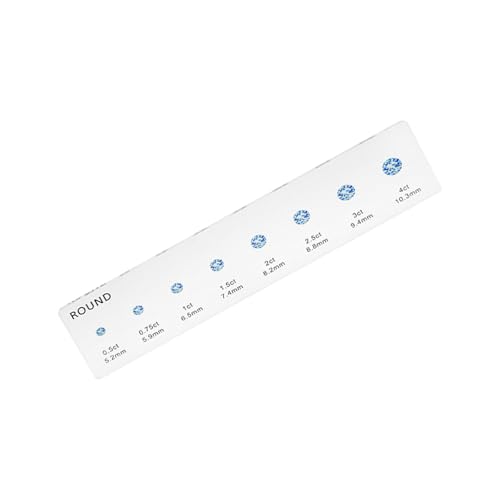 Acryl Schmuckgrößenmesser Genaue Fingermessung Für Eherungsbänder Edelsteine Bewertungen Und Design Multi Funktionaler Acrylschmucksceciper von SELVFZ