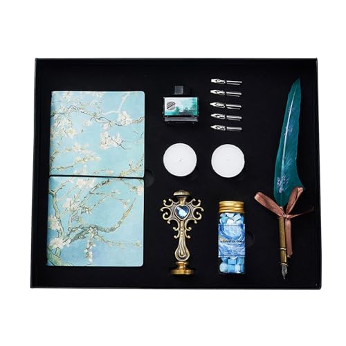 Antiker Dip Stift Set Dip Stift; Versiegelungsstempelsiegelperlen Austauschbares Stift Notebook Teelight 10 Tinten Professioneller Tippstift Antiker Dip Stift Set Dip Stift; Versiegelungsstempelsiegelperlen Austauschbares Stift Notebook Teelight 10 Tinten Professioneller Tippstift von SELVFZ