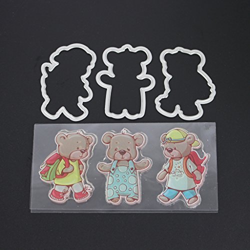 Bear Silicon Stempel+Metall Schneiden Stirbt Schablonenrahmen Für Scrapbook Album Decor Stempel Für Die Kartenherstellung Bear Silicon Stempel+Metall Schneiden Stirbt Schablonenrahmen Für Scrapbook Album Decor Stempel Für Die Kartenherstellung von SELVFZ