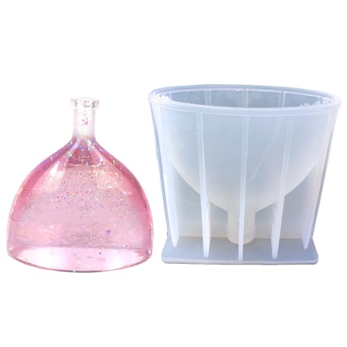 Blumentopf Silikonform Epoxidharz Gussform Schimmel Sukkulente Vase Zementform Pflanzhalter Wachsform Form von SELVFZ