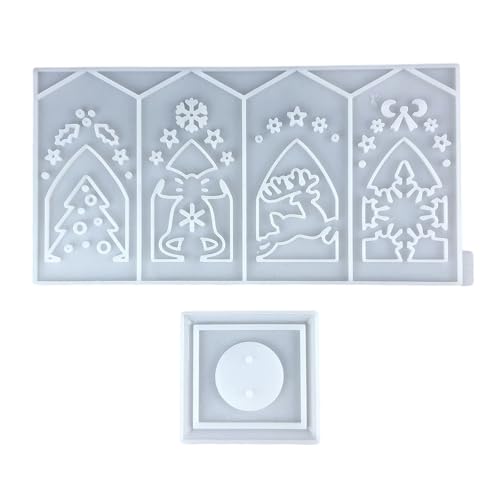 Candlestick Silicon Schimmelperze Ständer Form Weihnachtsmotiven Kerzenhalter Herstellung Schimmel von SELVFZ