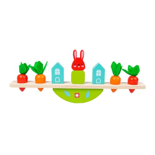 Cartoon Animal Balance Training Spielzeug Holzstapel Block Spielzeug Bildungsspielzeug Für Kinder Hand Auge Koordinationstraining Balance Stapel Spielzeugholz Tiere Balance Stapelspielzeug von SELVFZ
