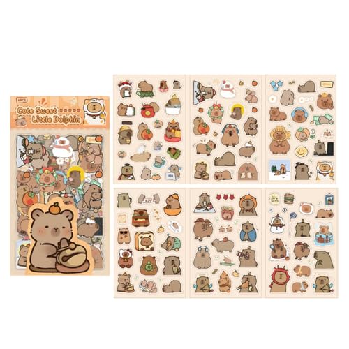 Cartoon Aufkleber Wasserfestes Haustieraufkleber Für Wasserflaschen Sammelalbum Laptop Gitarre Journal Dekoration Für Kinderflaschen Set von SELVFZ