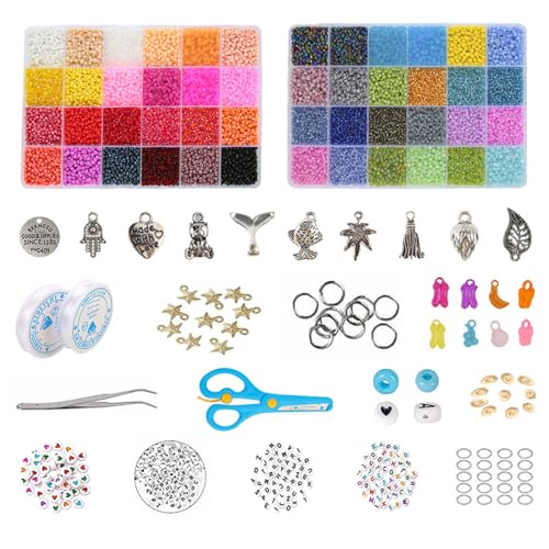 Craft Projekt Perlen Saiten Lose Perlen Für Handwerksarmband Machen Kits Glassamen Perlenhändlernhändige Schmuckzubehör von SELVFZ