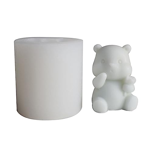 Duft Kerzeform Geständnis Bären Silikonform Schokoladenform 3D Bären Ornament Harzform Kuchen Fondant Form von SELVFZ