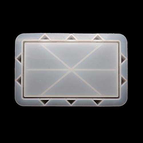Epoxidharzformen Rechteckige Schüttlerkupplungsbeutel Silikonform Und Accessoire Metallbeutelrahmen Mit Metalllegierrahmenform von SELVFZ