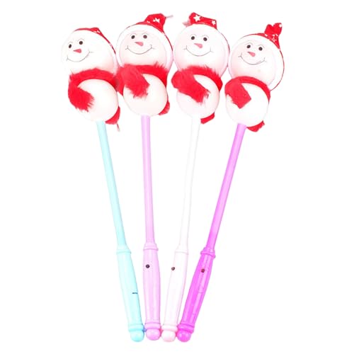 Festival Glühen Sticks Party Pack Pulsierende Farbe Mit Lanyards 4 Stück Set Für Geburtstage Geschenke Und Mehr Leuchtende Zauberstäbe von SELVFZ
