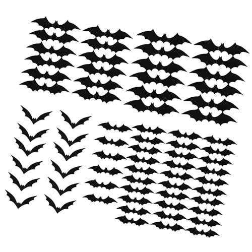 Fledermaus Wandaufkleber Halloween Dekoration Klebstoff PVC Haft Realistische Flugabziehbilder Für Wohnzimmer Klassenzimmer PVC Dekoration von SELVFZ