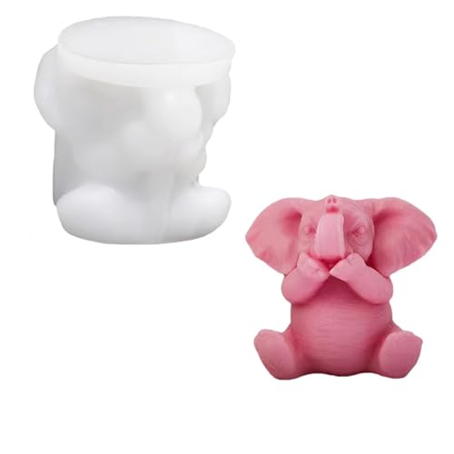 Flexibler Elefant Handwerksform Mehrzweck Verwendet Für Festivaldekorationen Handgefertigte Geschenke Und Saisonales Handwerk Süße Elefant Backform von SELVFZ