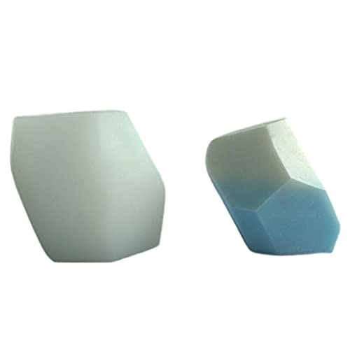 Für Kreative Einfache Seife Silikonform Diamantförmiger Steinseife Handgefertigtes Duftende Kerzenputzform Für Home Deco von SELVFZ