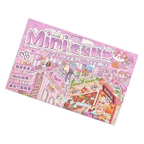 Fun Szenenaufkleber Cartoon Miniatur Szenenaufkleber Für Scrapbooking Journal Album Telefon Hülle Laptop Verpackung Pet Mit Tweezers Tool Fun Szenenaufkleber Cartoon Miniatur Szenenaufkleber Für Scrapbooking Journal Album Telefon Hülle Laptop Verpackung Pet Mit Tweezers Tool von SELVFZ